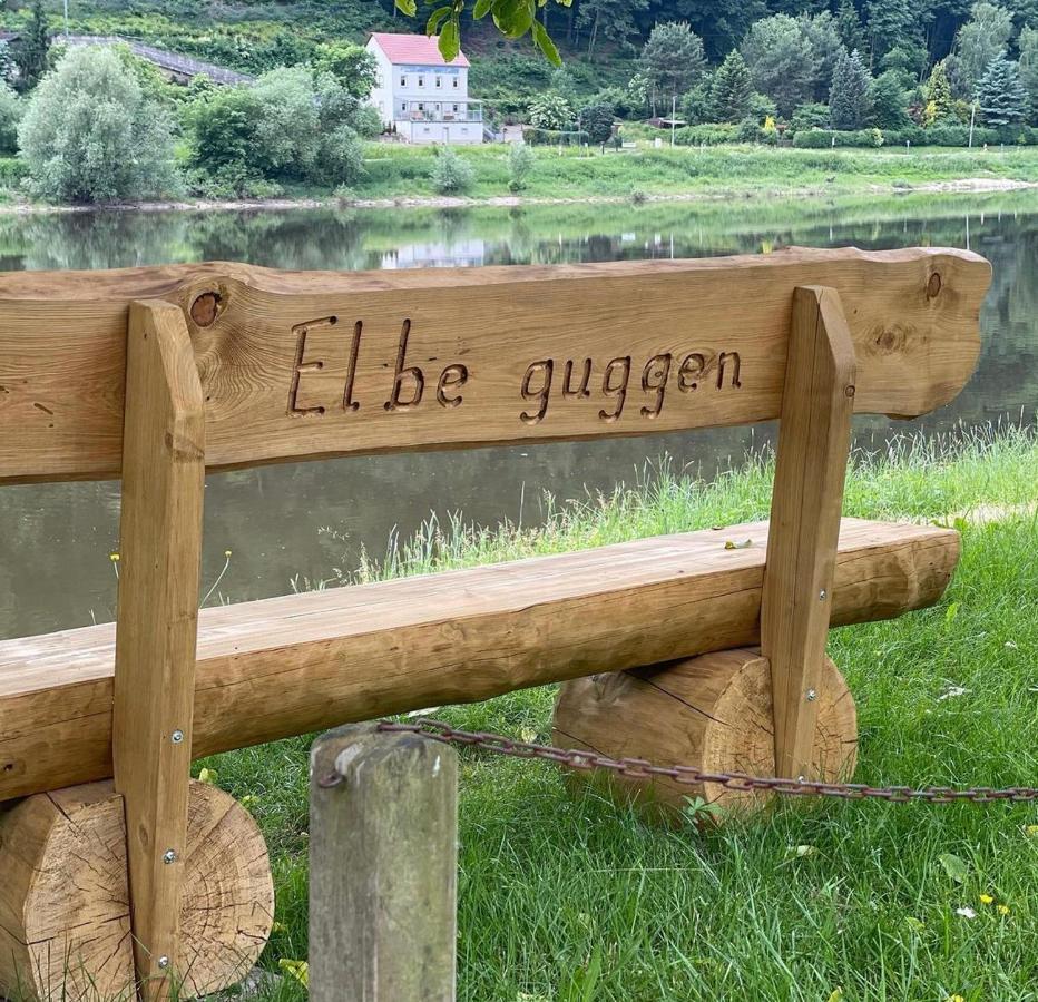 Elbpension & Ferienwohnung Saechsische Schweiz Pirna Buitenkant foto