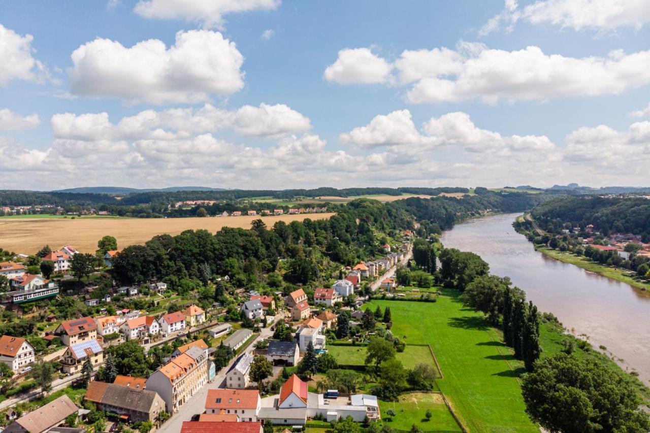 Elbpension & Ferienwohnung Saechsische Schweiz Pirna Buitenkant foto
