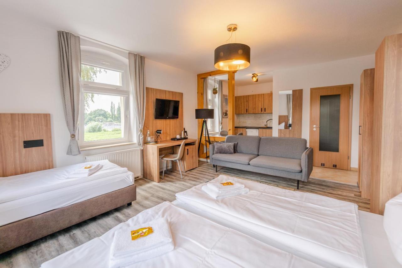 Elbpension & Ferienwohnung Saechsische Schweiz Pirna Buitenkant foto